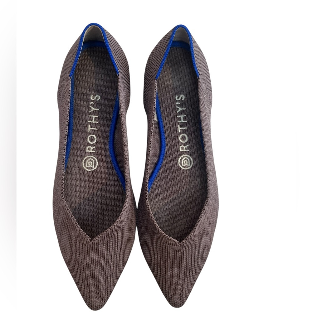 Rothy’s The Point Retired Mink Flats - Size 8.5